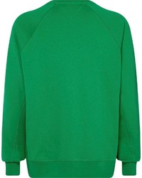 grünes bedrucktes Sweatshirt von Tommy Hilfiger