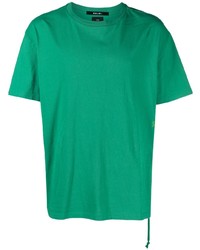 grünes bedrucktes T-Shirt mit einem Rundhalsausschnitt von Ksubi