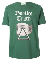 grünes bedrucktes T-Shirt mit einem Rundhalsausschnitt von Undercover