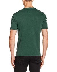 grünes bedrucktes T-shirt von Dockers
