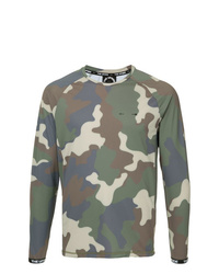 grünes Camouflage Sweatshirt