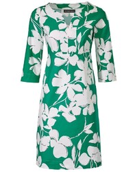 grünes gerade geschnittenes Kleid mit Blumenmuster von PATRIZIA DINI by Heine