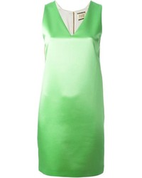 grünes gerade geschnittenes Kleid von Fausto Puglisi