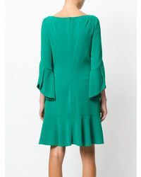 grünes gerade geschnittenes Kleid von Talbot Runhof