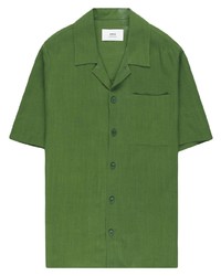 grünes Kurzarmhemd von Ami Paris