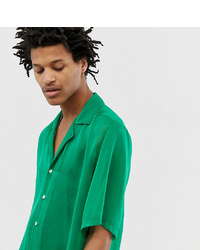 grünes Kurzarmhemd von Reclaimed Vintage