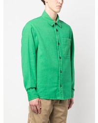 grünes Langarmhemd von A.P.C.