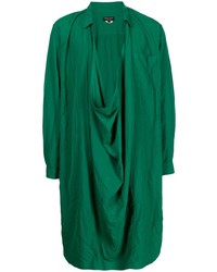 grünes Langarmhemd von Comme Des Garcons Homme Plus