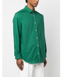 grünes Langarmhemd von Drôle De Monsieur