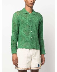 grünes Langarmhemd von Bode