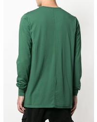 grünes Langarmshirt von Rick Owens DRKSHDW