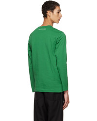 grünes Langarmshirt von Comme Des Garcons SHIRT