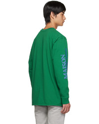 grünes Langarmshirt von MAISON KITSUNÉ