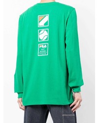 grünes Langarmshirt von Fila