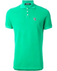 grünes Polohemd von DSQUARED2