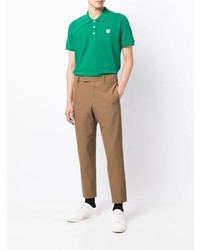 grünes Polohemd von MAISON KITSUNÉ