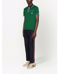 grünes Polohemd von Gucci