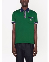 grünes Polohemd von Gucci