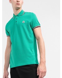 grünes Polohemd von Moncler