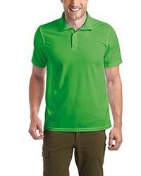 grünes Polohemd von maier sports
