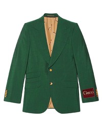grünes Sakko von Gucci
