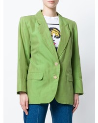 grünes Sakko von Yves Saint Laurent Vintage