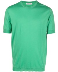 grünes Strick T-Shirt mit einem Rundhalsausschnitt von GOES BOTANICAL