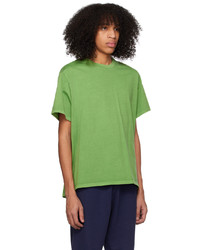 grünes Strick T-Shirt mit einem Rundhalsausschnitt von Levi's