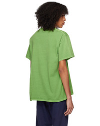 grünes Strick T-Shirt mit einem Rundhalsausschnitt von Levi's