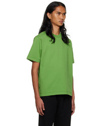 grünes Strick T-Shirt mit einem Rundhalsausschnitt von Lady White Co