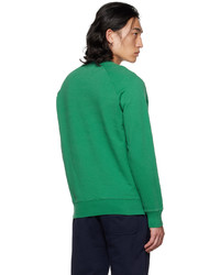 grünes Sweatshirt von MAISON KITSUNÉ