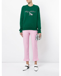 grünes Sweatshirt von MSGM