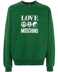 grünes Sweatshirt von Love Moschino