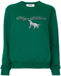 grünes Sweatshirt von MSGM