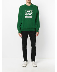 grünes Sweatshirt von Love Moschino