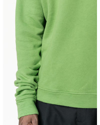 grünes Sweatshirt von The Elder Statesman