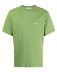 grünes T-Shirt mit einem Rundhalsausschnitt von Adish