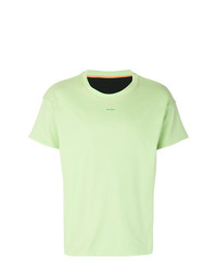 grünes T-Shirt mit einem Rundhalsausschnitt von Alyx