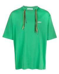 grünes T-Shirt mit einem Rundhalsausschnitt von Ambush