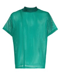 grünes T-Shirt mit einem Rundhalsausschnitt von Andersson Bell