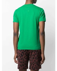 grünes T-Shirt mit einem Rundhalsausschnitt von Kenzo