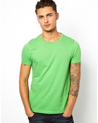 grünes T-Shirt mit einem Rundhalsausschnitt von Asos