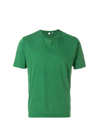 grünes T-Shirt mit einem Rundhalsausschnitt von Aspesi