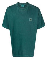 grünes T-Shirt mit einem Rundhalsausschnitt von Carhartt WIP