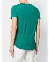 grünes T-Shirt mit einem Rundhalsausschnitt von Orlebar Brown
