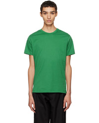 grünes T-Shirt mit einem Rundhalsausschnitt von Comme Des Garcons SHIRT