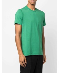 grünes T-Shirt mit einem Rundhalsausschnitt von Comme Des Garcons SHIRT