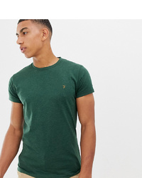 grünes T-Shirt mit einem Rundhalsausschnitt von Farah