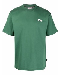 grünes T-Shirt mit einem Rundhalsausschnitt von Gcds