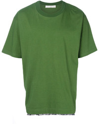 grünes T-Shirt mit einem Rundhalsausschnitt von Golden Goose Deluxe Brand